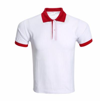 China Breathable Custom Logo Printed Promotional Polo T-shirt Men 100% Cotton for sale