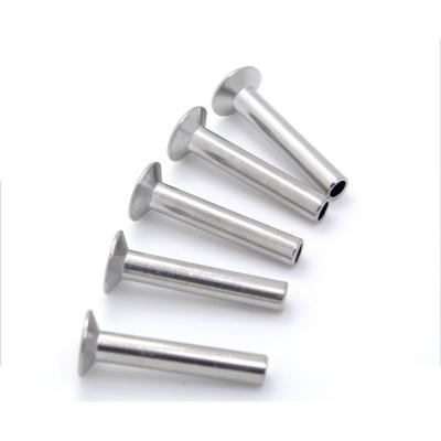 China Stainless Steel Factory Price Factory Price Rivet AL Countersunk Head Semi Tubular Head Rivet for sale