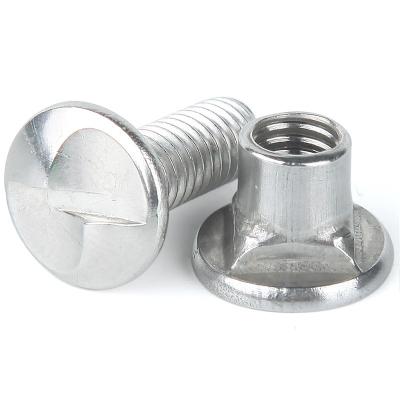 China M6*50 One Way Oval Screw Anti-theft Screw Anti-theft High Quality Stainless Steel Guardrail Tamper Proof Machine Bolt for sale