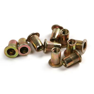 China Heavy Industry China Factory M4 M5 M6 M8 M10 Galvanized Hollow Rivet Carbon Steel Shade Rivets Threaded Rivet Nut for sale