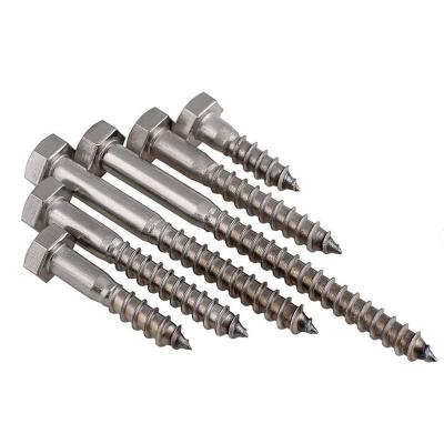 China Custom Drive Hexagon Hex Head Socket HEX Galvanized Steel DIN 571 Steel Tapping Screw for sale