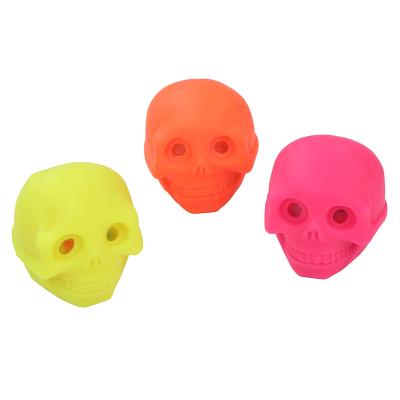 China Eco-friendly Materials XTQ Squeeze Toys 2022 Amazon Hot Selling Multiple Color Relaxing Skull Lamp For Adults And Children for sale