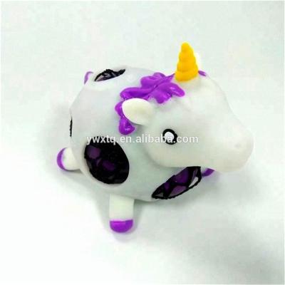 China Eco-friendly Materials XTQ Stretch Ball Factory Direct Sales Wholesale Colorful Cute Cartoon Shape Unicorn For Children Toy Ball for sale