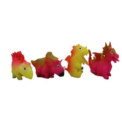 China Factory Direct Selling Environmentally Friendly Dinosaur Small Toy Inflatable Animal Small Toy Soft XTQ Materials Pressure Ball Compression Toy Elastic for sale