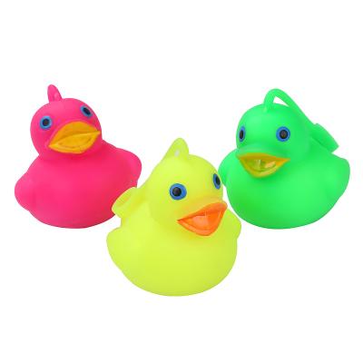 China XTQ Customized Wholesale Floating Toys Promotional Animal Shape Whistling Toys With Flashing Light Inside for sale