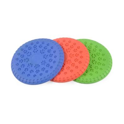 China Viable Hiding Disc Toy Tpr Dog Toys Toy Feeder Durable Chew Flying Dog Food Puzzle Bite Dish Pet Chew for sale