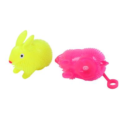 China Anti Relaxation XTQ Toy Rabbit Light Toys For Children Led Interaction PVC Action Number Sports Kids Toy 2022 for sale