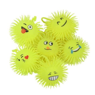 China Factory Direct Hot Selling Stress Squeeze Fun Squeeze Ball Eco-Friendly XTQ Materials Smile Squeeze Ball For Kids Toy Balls for sale