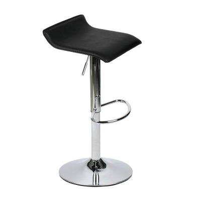 China Adjustable Swivel Swivel Bar Stools And Seat Height Control PU Leather Upholster Kitchen Counter Chairs for sale