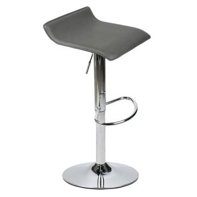 China Adjustable Swivel Height And Seat Height Control Swivel Bar Stools PU Leather Upholster Kitchen Counter Chairs for sale