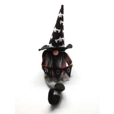 China High-quality 2023 Halloween Decoration Small Long Beard Gnome Faceless Doll Halloween Decorations Witch Cape Hat Faceless Doll for sale