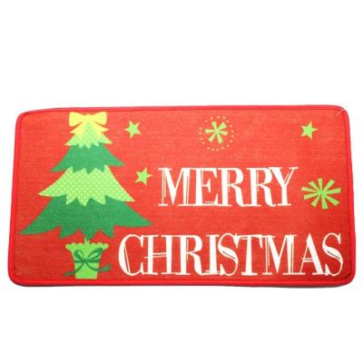 China Sustainable Polyester Various Style Christmas Table Mat Flower Placemat Dining Table Decorative Placemat for sale