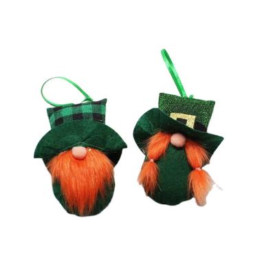 China High-quality Wholesale Handmade Cute Pendant Couples Festival Easter Spring Decorations St Patricks Day Green Mini Gnomes for sale