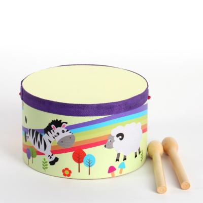 China Cartoon Toy Popular Kids Mini Wooden Toy Drum Sets For Sale for sale