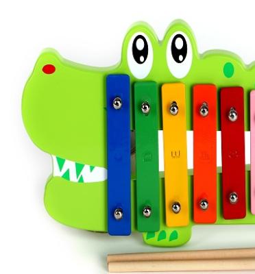 China Cartoon Toy Cheap Toddler Xylophone Instrument Colorful Wooden Toy Small Mini for sale