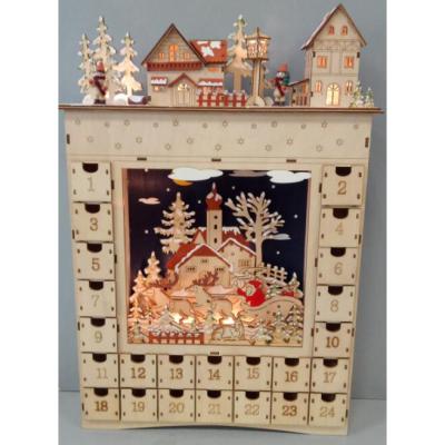 China Village advent with light 52x7.7x33.7 cm from the soundtrack for sale