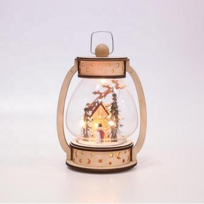 China Wooden Low Price LH BO Decorative Laser Cut Wooden Lanterns for sale