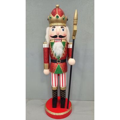 China special wooden nutcracker 14 inch king height xmas 3.94x3.54x14 for sale