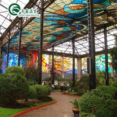 China Widely Used Flowers Vegetable Tomatoes Fruits Restaurant PC Sheet Eco Friendly Greenhouses for sale