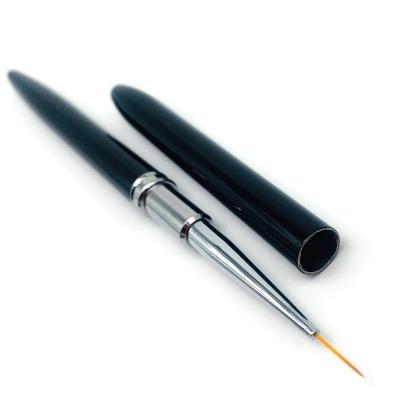 China Wholesale Black NAIL Biyue Metal Handle Nail Liner Brush for sale