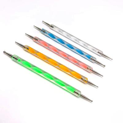 China 5pcs Nail Art Dotting Pen Acrylic Dotting Tools Nail Art Brush for sale