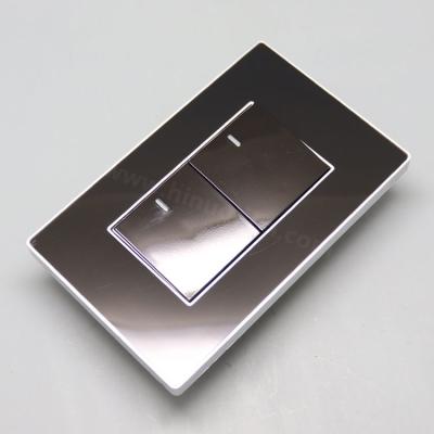 China Guatemala Acrylic Modern Switch Toughened Glass Switches And Sockets for sale