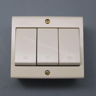 China ABS Flush Mount Licht Switch Electrical Home Socket And Switch for sale