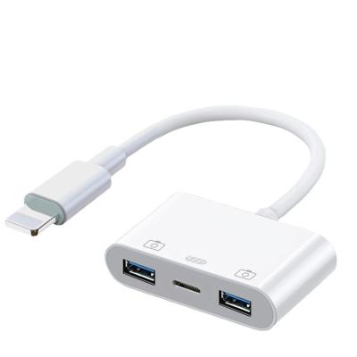 China High Quality PC Universal 3in1 USB 2.0 Micro Power Host OTG Hub Cable Adapter High Speed ​​Flame Retardant Material Charging Charging for sale