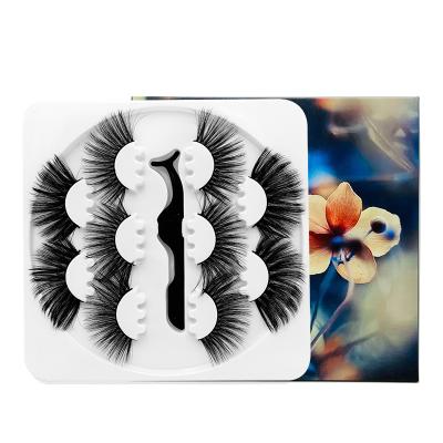 China Wholesale Soft 5D Thick Mink False Eyelashes With 5Pairs Mixed Packing for sale