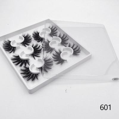 China Wholesale Thick Natural Soft Strip Whips Tapered Fake Lashes With 20mm Length for sale