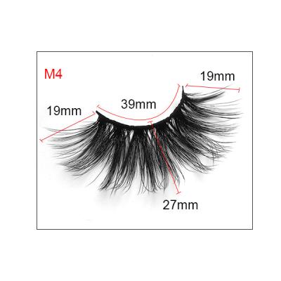 China Full Strip Classic 25mm Mink Eyelash Box Wrapping Custom Made Thick Faux Mink Luxury Mink Lashes Bulk Wholesale for sale