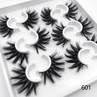 China High Cost Performance Thick Faux Mink Strip Eyelashes 3D Lashes Private Label Natural False Eyelashes for sale