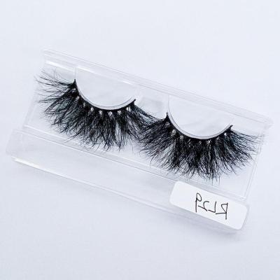 China Custom Seller Thick Mink Eyelashes 25-30mm Mink Eyelashes Natural Long Lashes Eyelashes for sale