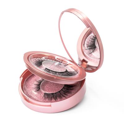 China Deeply 2021 New Magnetic Lashes Wholesale Custom Boxes Private Label False Magnetic 3d Eyelashes With Eyeliner Set for sale