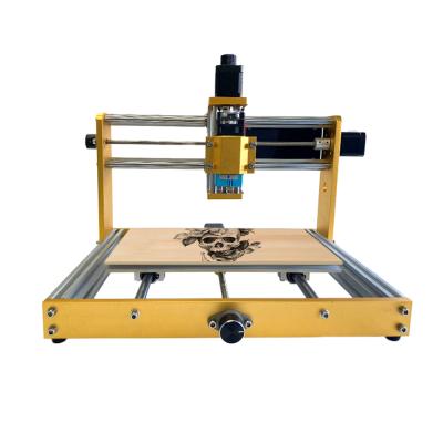 China LUNYEE Laser Engraving 30*18cm CNC and Laser 2 for 1 Lazer Engraving MINI Wood Router 40W Laser Cutting Machines Metal for sale