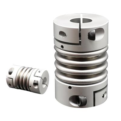 China Shaft Connections CPB High Torque Spring Screw CNC Lathe Stepping Servo Motor Bellows Coupling for sale