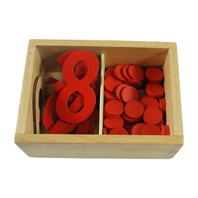 China 2021 Mathematics 3 To 5years Montessori Educational Toys Math Counters Wood For Students for sale