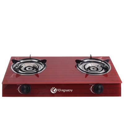 China High efficiency high quality gas stove thickened frame kitchen or home can withstand heavy tempered glass gas cooker for sale