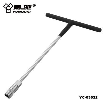 China Free Sample Chrome Vanadium Steel Hand Tools T Type Socket Wrench With Dipped Handle for sale