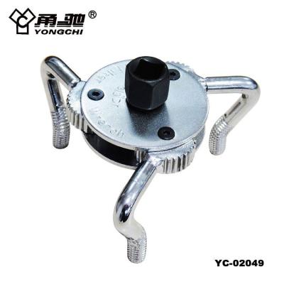 China High Quality Carbon Steel Professional Factory Wholesale Adjustable 3 Leg Oil Filter Wrench for sale