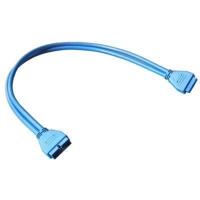 China Motherboard Computer Computer Data Cable IDE 20 Pin Male To Female Extension Cable for sale