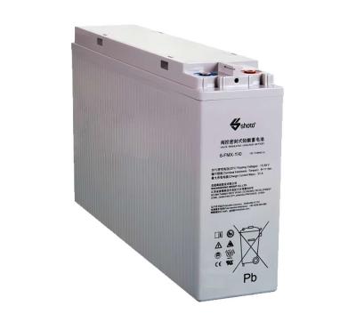 China 12V 190Ah High Capacity Lead Acid Battery Terminal Battery Shoto Front 6-FMX-190 for sale