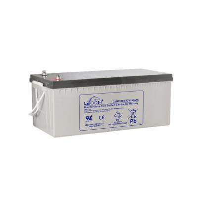 China Leoch DJM12180 VRLA Lead Acid Battery 12V 180Ah 20hr M8 Terminal UL TLC Certified for sale