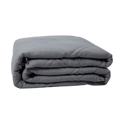 China PORTABLE Weighted Blanket Sofa Throw Zipper Knitted Weighted Blanket for sale