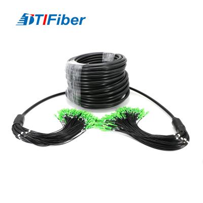 China 144 Cores Singlemode Fiber Optical Patch Cord with SC/APC-SC/APC Connector for sale