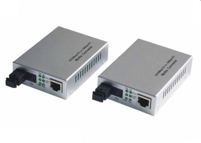 China Singlemode LC Port 20KM fiber media converter Supporting flow control for sale