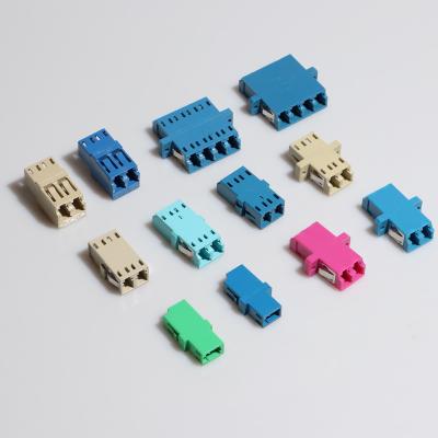 China SC Type Simplex APC UPC Fiber Optic Ferrule Optic Flange Adapter Coupler for sale