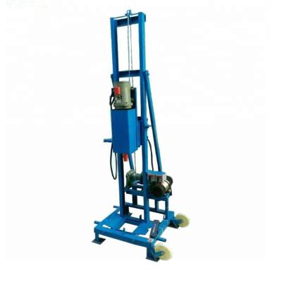 China Construction worksÂ   80m Portable Electric Borehole Water Well Drilling Rig Machine for sale