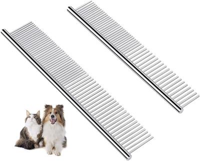 China Sustainable Small Pet Pin Comb Small Pet Pin Stainless Steel Dog Comb for sale