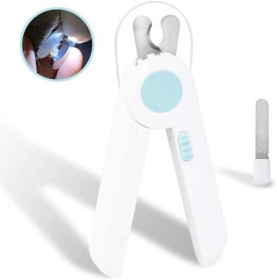 China Hot Selling Viable Led Light Pet Nail Clipper Pet Nail Clipper With Light Nail Pet Cutter Light Led Cutter for sale